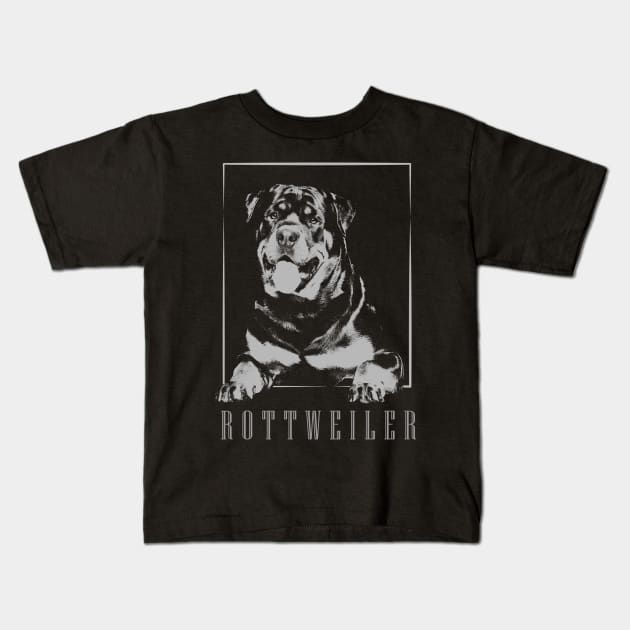 Rottweiler Kids T-Shirt by Nartissima